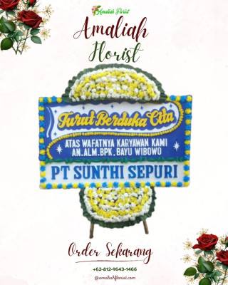 Papan Bunga Duka di Malinau Kota