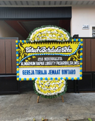 Papan Bunga Duka di Malinau Kota