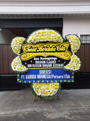 Papan Bunga Duka di Malinau Kota