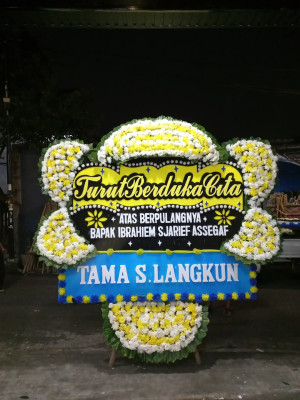 Papan Bunga Duka di Malinau Kota