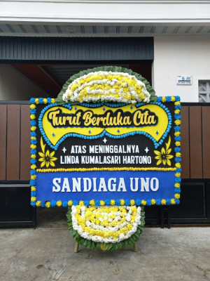 Papan Bunga Duka di Malinau Kota